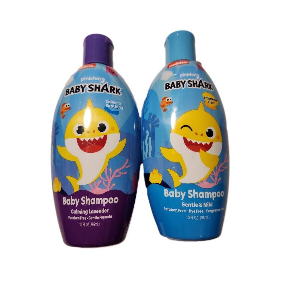 Pinkfong Nickelodeon Baby Shark Baby Shampoo Gentle Mild‎ & Lavender 2 pc Set